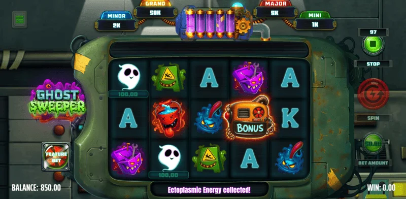 Ghost Sweeper - skala ektoplazmičke energije u trenutku aktivacije